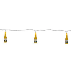 Northlight 10-Count Clear Corona Extra Beer Bottle Summer Patio Light Set, 9ft White Wire -Northlight northlight ha28791 1updated 02367.1665610422