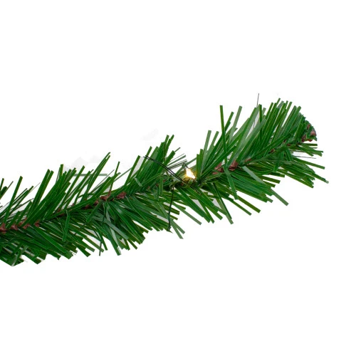 Northlight Pre-Lit Roosevelt Fir Artificial Christmas Wreath - 48-Inch, Warm White LED Lights 5 Northlight Pre-Lit Roosevelt Fir Artificial Christmas Wreath - 48-Inch, Warm White LED Lights - Image 3