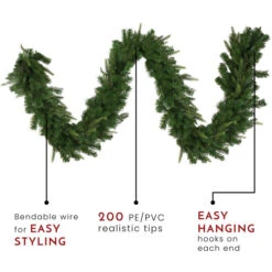 Northlight 9' X 10" Roosevelt Fir Artificial Christmas Garland - Unlit -Northlight northlight hb27084 thumbnail 01647.1604715283