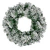 Northlight Flocked Somerset Spruce Artificial Christmas Wreath - 36-Inch, Unlit -Northlight northlight hb27116 58634.1588353927