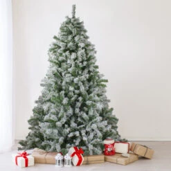 Northlight 7.5' Flocked Winter Park Fir Artificial Christmas Tree - Unlit -Northlight northlight hb27123 7 10655.1588357465