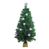 Northlight 4' Pre-Lit Medium Fiber Optic Pine Cone Artificial Christmas Tree - Multicolor LED Lights -Northlight northlight j15601 38018.1588371296