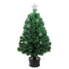 Northlight 4' Pre-Lit Potted Fiber Optic Artificial Christmas Tree With Stars - Multicolor Lights -Northlight northlight j15603 1 21234.1588369265