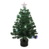 Northlight 3' Pre-Lit Potted Color Changing Fiber Optic Artificial Christmas Tree - Multi Color LED Lights -Northlight northlight j64961 42856.1588354143