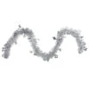 Northlight 50" X 2.75' Silver Snowflakes Tinsel Artificial Christmas Garland - Unlit -Northlight northlight k00348 43702.1665433296