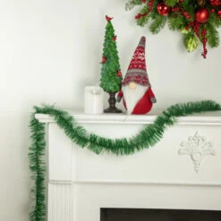 Northlight 50' X 2.75" Green Tinsel Artificial Christmas Garland - Unlit -Northlight northlight k00351 styled20 48133.1667339362