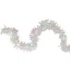 Northlight 50' X 4" White Iridescent Wide Cut Tinsel Christmas Garland - Unlit -Northlight northlight k00354 53557.1665610740