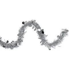 Northlight 50' X 2.5" Silver Shiny Tinsel Artificial Christmas Garland - Unlit -Northlight northlight k00356 3 24052.1665580044
