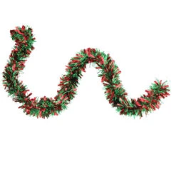 Northlight 50' X 3" Red And Green Wide Cut 6-Ply Artificial Christmas Garland - Unlit -Northlight northlight k00373 3 14843.1664901056