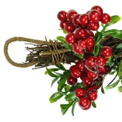 Northlight 6' Glittered Artificial Boxwood, Pine Cone And Red Berry Christmas Garland- Unlit -Northlight northlight kjir5093gl 2 84774.1648863688