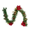 Northlight 6' X 10" Pine And Poinsettias Artificial Christmas Garland - Unlit 1 Northlight 6' X 10" Pine And Poinsettias Artificial Christmas Garland - Unlit -Northlight northlight kjit9968gl 02942.1588354012