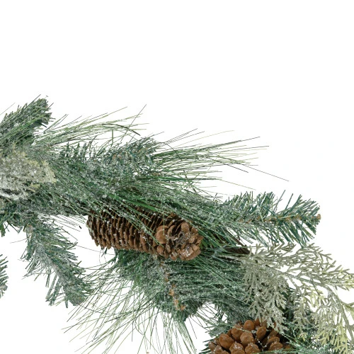 Northlight 6' X 9" Mixed Pine And Pine Cones Artificial Christmas Garland, Unlit 4 Northlight 6' X 9" Mixed Pine And Pine Cones Artificial Christmas Garland, Unlit - Image 2