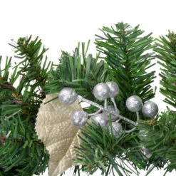 Northlight 6' X 10" Poinsettia And Pine Cone Artificial Christmas Garland - Unlit -Northlight northlight kjix7204gl 1 89483.1654621564