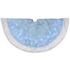 Northlight 48" LED Blue Iridescent Glittered Snowflakes Christmas Tree Skirt -Northlight northlight l27894 38035.1588362485