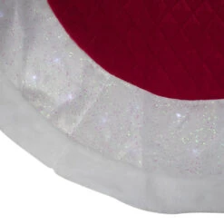 Northlight 48" LED Red Quilted Velvet Iridescent Christmas Tree Skirt With Faux Fur Trim 7 Northlight 48" LED Red Quilted Velvet Iridescent Christmas Tree Skirt With Faux Fur Trim -Northlight northlight l27907 1 91891.1588369222