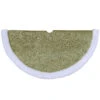 Northlight 20" Gold Glittered Mini Christmas Tree Skirt With Faux Fur Trim -Northlight northlight l27919 1 31978.1588396890
