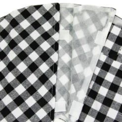 Northlight 20" White And Black Buffalo Plaid Mini Christmas Tree Skirt -Northlight northlight l27924 0320copy 79121.1691161229