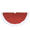 Northlight 20" Red And Gold Plaid Glittered Mini Christmas Tree Skirt -Northlight northlight l85595 1 99111.1665346440