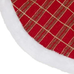 Northlight 20" Red And Gold Plaid Glittered Mini Christmas Tree Skirt 7 Northlight 20" Red And Gold Plaid Glittered Mini Christmas Tree Skirt -Northlight northlight l85595 3 15110.1665346440