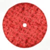 Northlight 20" Red Sequin Snowflake Pattern Mini Christmas Tree Skirt -Northlight northlight l85596 1 84436.1665610742