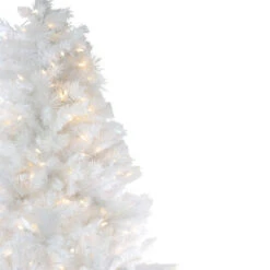 Northlight 6.5' Pre-Lit White Medium Iridescent Pine Artificial Christmas Tree - Multi Function LED Lights 12 Northlight 6.5' Pre-Lit White Medium Iridescent Pine Artificial Christmas Tree - Multi Function LED Lights -Northlight northlight m35616 3 61991.1587644189