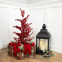 Northlight 30" Red Berries Artificial Christmas Twig Tree, Unlit -Northlight northlight nl00338 styled 13154.1686143936