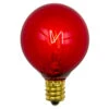 Northlight Pack Of 25 Transparent G40 Red Christmas Replacement Bulbs -Northlight northlight nl03858 1 02496.1643934462