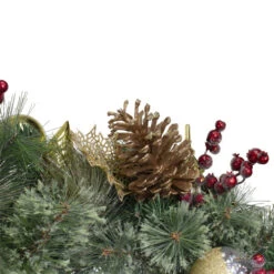 Northlight 6' X 1" Foliage Pinecones And Berries Artificial Christmas Garland - Unlit -Northlight northlight s04193 2 96586.1588370905