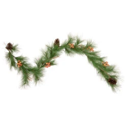 Northlight 6' X 10" Long Needle Pine And Pinecone Artificial Christmas Garland, Unlit