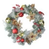 Northlight Red And Gold Ornaments With Berries Artificial Christmas Wreath - 24-Inch, Unlit -Northlight northlight s15739 52299.1588353933