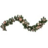 Northlight 6' X 12" Green Foliage With Stars And Ornaments Artificial Christmas Garland, Unlit -Northlight northlight s15743 updated 13674.1664639667