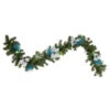 Northlight 6' X 9" Peacock Feather And Poinsettia Artificial Christmas Garland, Unlit -Northlight northlight s84846 updated 81969.1653069073