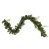 Northlight 6' X 9" Pre-Decorated Frosted Pinecone And Berry Artificial Christmas Garland, Unlit -Northlight northlight s84858 updated 08265.1653069142