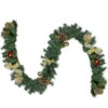 Northlight 6' Pre-Decorated Copper And Gold Ball Ornament And Bow Artificial Christmas Garland - Unlit -Northlight northlight s84885 1 00246.1588354141