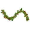 Northlight 6' X 9" Multi-Colored Ornament And Long Needle Pine Artificial Christmas Garland, Unlit -Northlight northlight s84891 updated 52896.1659562052