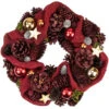 Northlight Red Stars And Pine Cone Artificial Christmas Wreath - 12.5-Inch, Unlit 2 Northlight Red Stars And Pine Cone Artificial Christmas Wreath - 12.5-Inch, Unlit -Northlight northlight sh36191 1 26858.1588357529