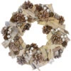 Northlight White Driftwood And Pine Cone Artificial Christmas Wreath - 13-Inch Unlit -Northlight northlight sh36206 1 71130.1587644143
