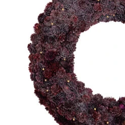 Northlight Red Glittered Pine Cone Artificial Christmas Wreath - 18-Inch, Unlit -Northlight northlight sh36242 1 85093.1587644189