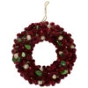 Northlight Red Pine Cone And Berry Artificial Christmas Wreath, 12-Inch, Unlit -Northlight northlight sh36245 1 updated 53587.1587644173