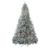 Northlight 9' Pre-Lit Flocked Winema Pine Artificial Christmas Tree - Clear Lights -Northlight northlight sp15065 34511.1665580044