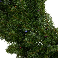 Northlight Pre-Lit LED Canadian Pine Artificial Christmas Wreath, 30-Inch, Multicolor Lights -Northlight northlight v15838 03 05392.1689345450