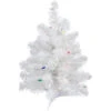 Northlight 18" Pre-Lit Snow White Artificial Christmas Tree, Multi Lights 1 Northlight 18" Pre-Lit Snow White Artificial Christmas Tree, Multi Lights -Northlight northlight v15865 01 71951.1691074598