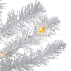 Northlight 3' Pre-Lit Snow White Artificial Christmas Tree, Multi Lights -Northlight northlight v15872 04 17373.1692371582
