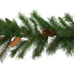 Northlight 9' X 12" Green Pine And Pine Cones Artificial Christmas Garland, Unlit -Northlight northlight v15900 2new 36725.1689345449
