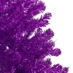 Northlight 4.5' Metallic Purple Tinsel Artificial Christmas Tree - Unlit -Northlight northlight v27322 1 01625.1588358958