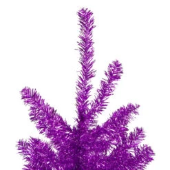 Northlight 4.5' Metallic Purple Tinsel Artificial Christmas Tree - Unlit -Northlight northlight v27322 2 06240.1588358957
