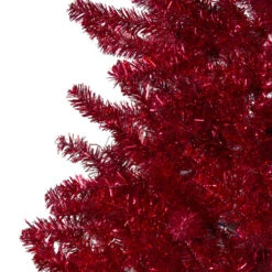 Northlight 4.5' Metallic Red Tinsel Artificial Christmas Tree - Unlit -Northlight northlight v27326 1 35877.1587644031