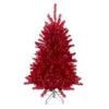 Northlight 4.5' Metallic Red Tinsel Artificial Christmas Tree - Unlit -Northlight northlight v27326 20385.1587644031