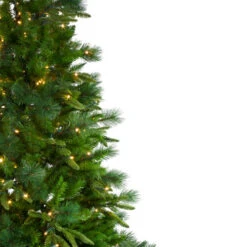 Northlight 6.5' Pre-Lit Rosemary Emerald Angel Pine Artificial Christmas Tree - Warm White LED Lights -Northlight northlight v27351 1 55681.1588355164