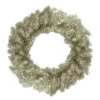 Northlight 24" Metallic Champagne Gold Artificial Double Tinsel Christmas Wreath - Unlit -Northlight northlight v27355 96728.1588362194